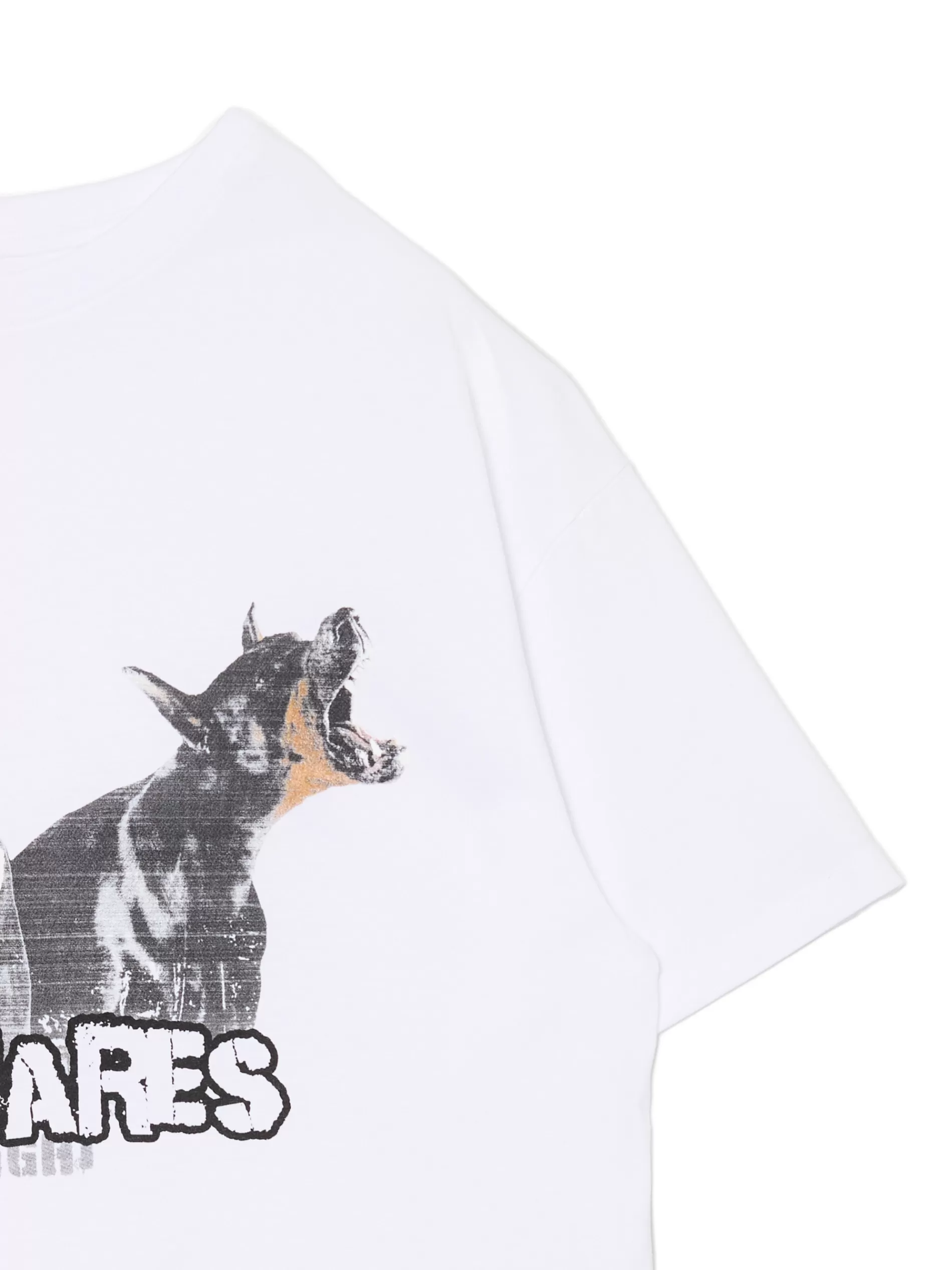 Cropp Koszulki, Topy | Unisex | Biała koszulka z dobermanami UNISEX biały
