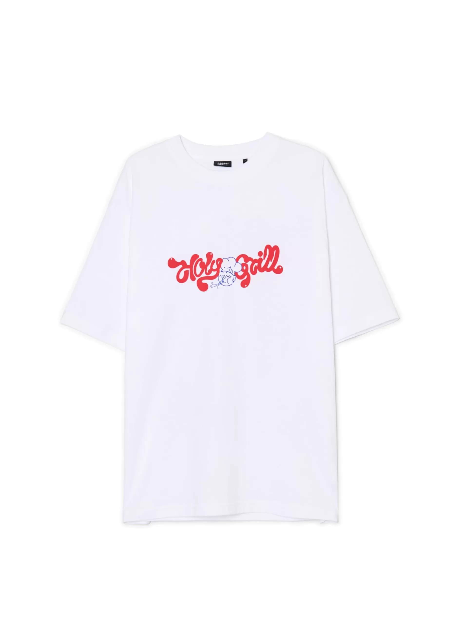 Cropp Koszulki | T-shirt z grillowym nadrukiem biały