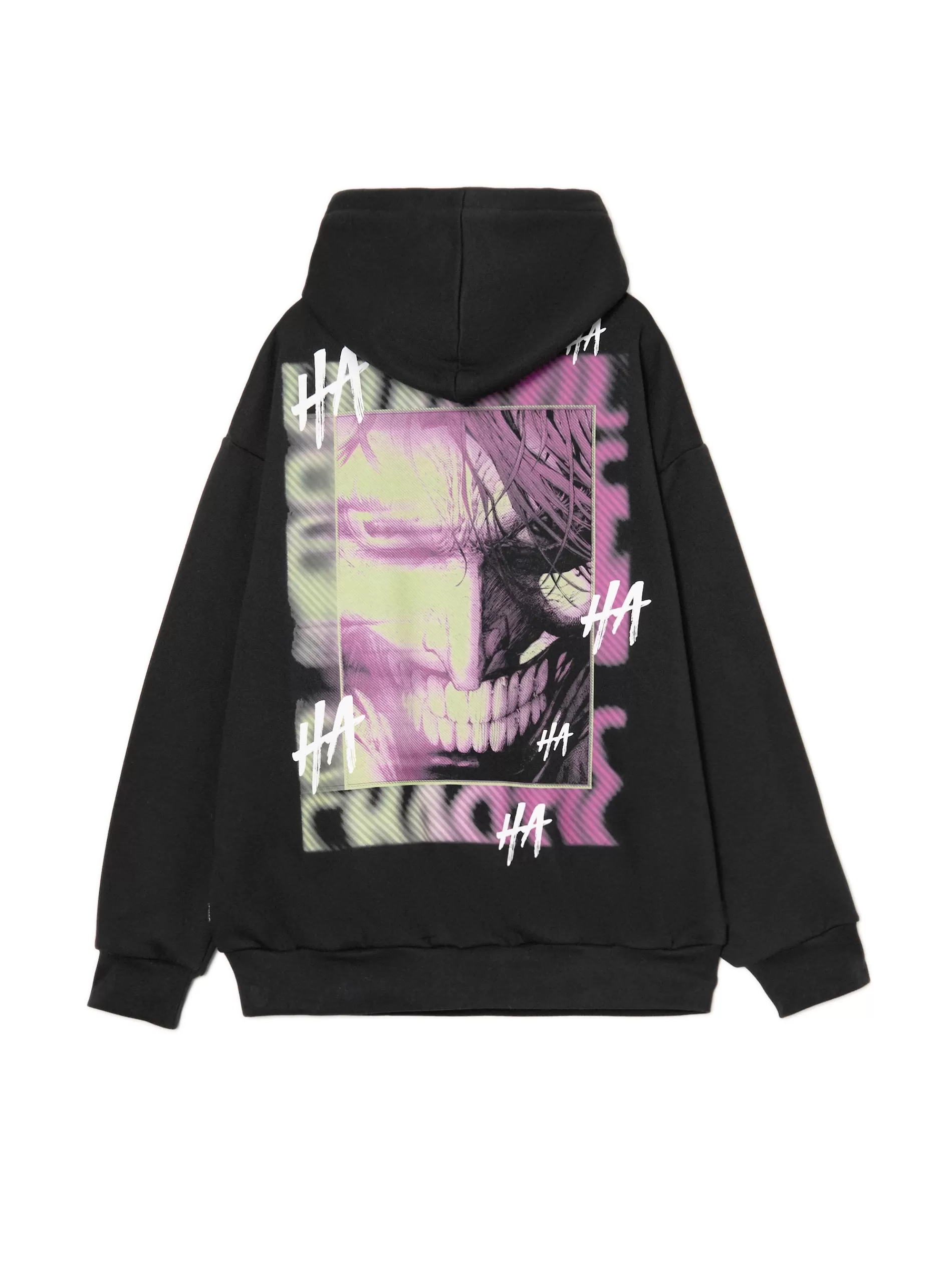 Cropp Bluzy | Bluza z kapturem i nadrukiem Jokera czarny