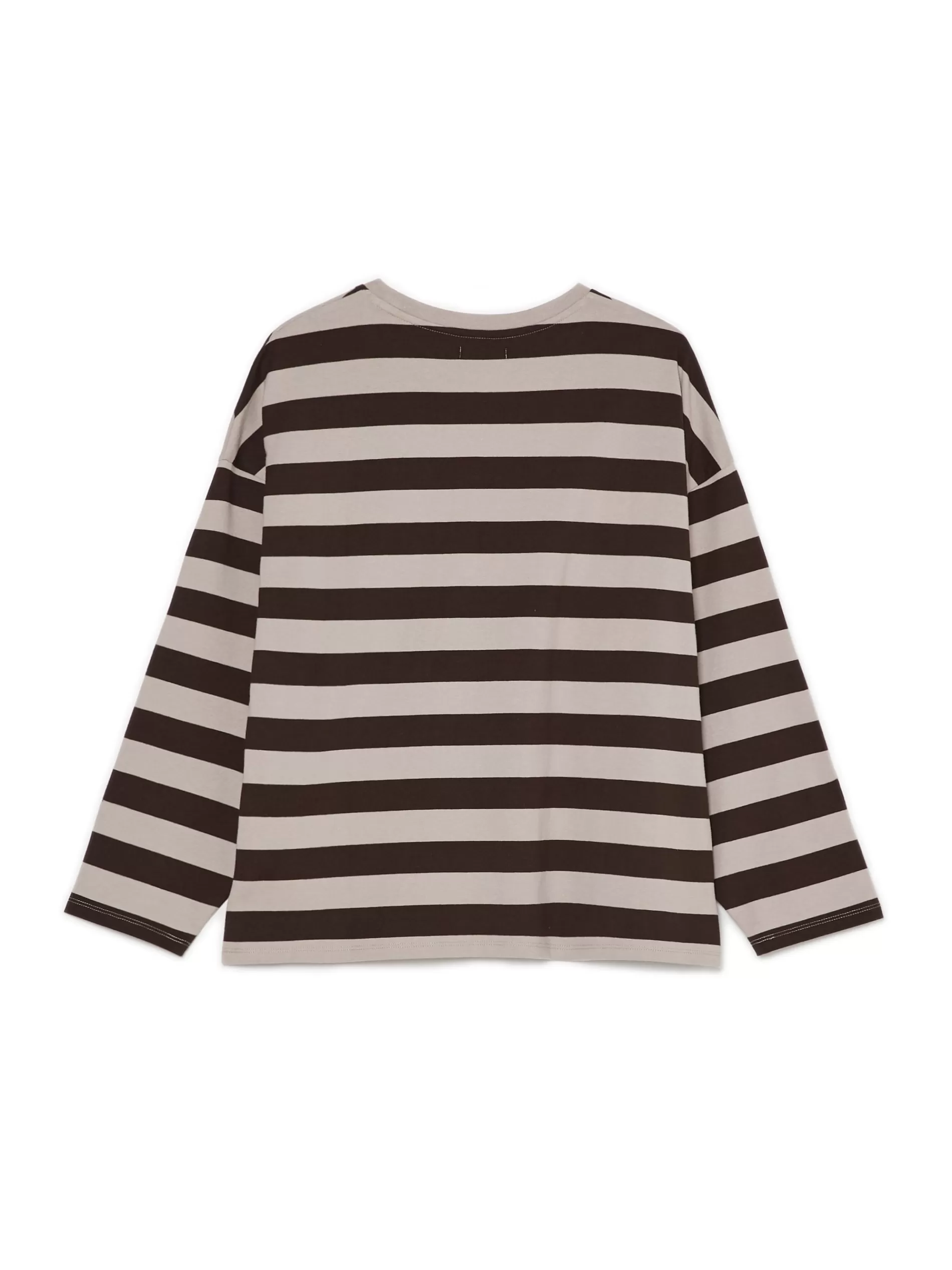 Cropp Koszulki, Topy | Koszule, Bluzki | Bluzka z długim rękawem w paski UNISEX szary