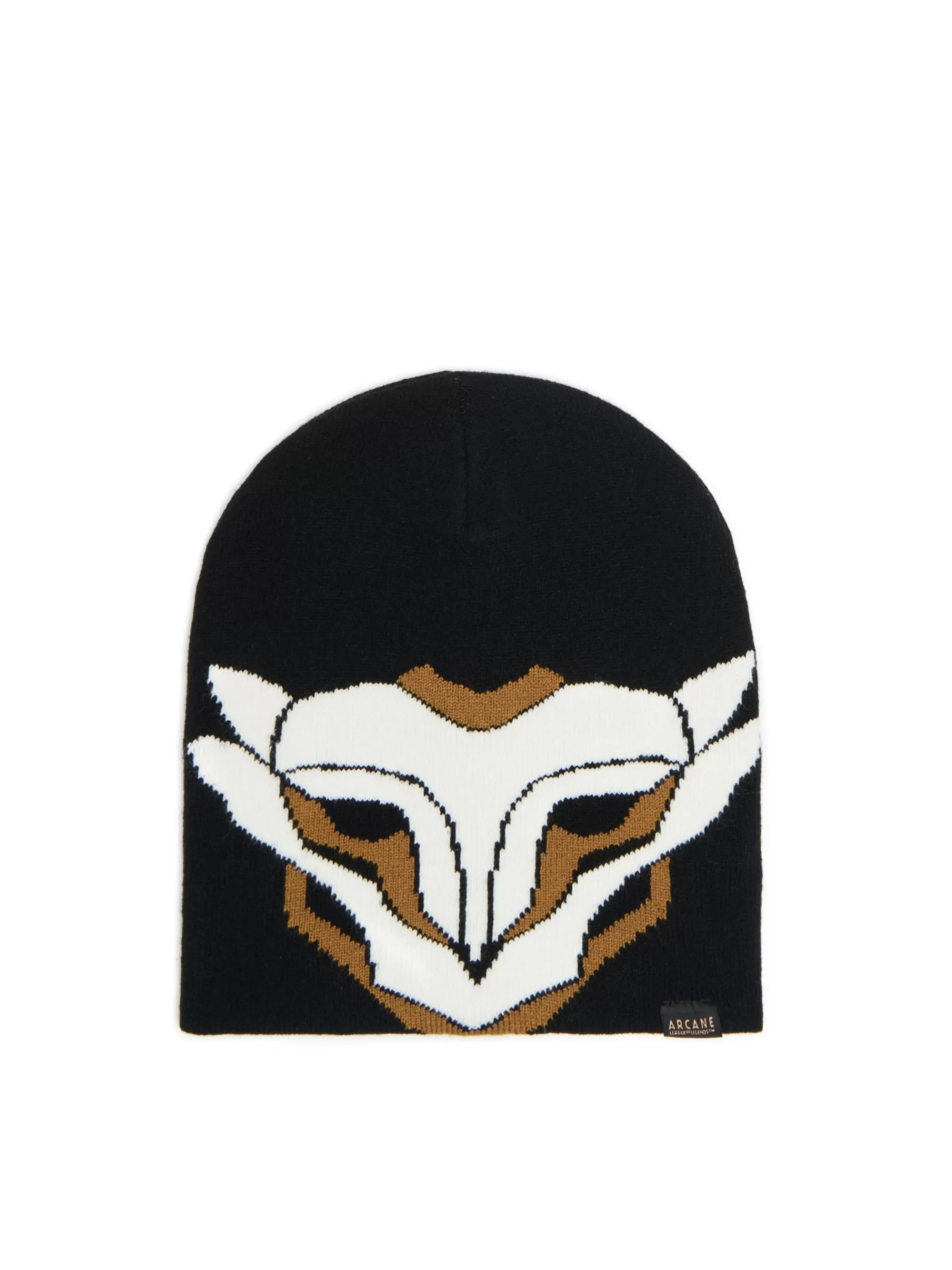 Cropp Czapki | Czapka beanie z nadrukiem Arcane czarny
