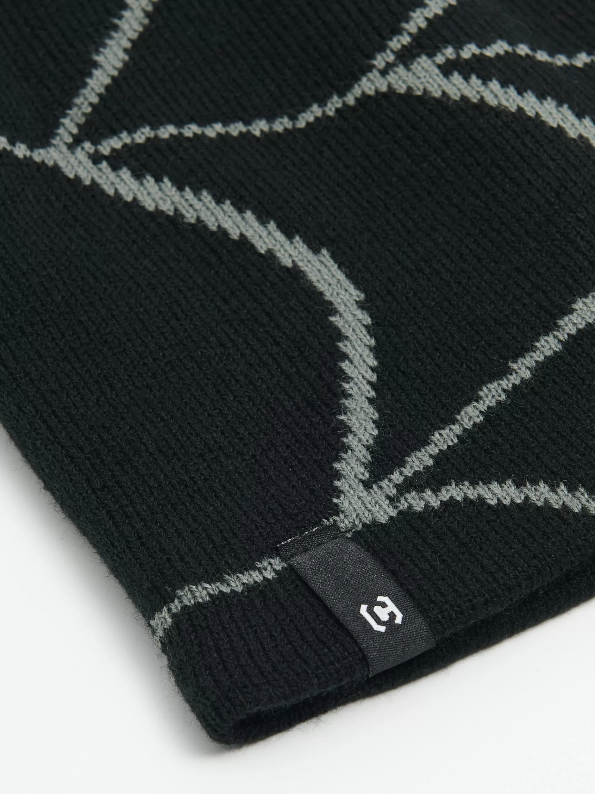 Cropp Czapki | Czapka beanie z nadrukiem pajęczyny czarny