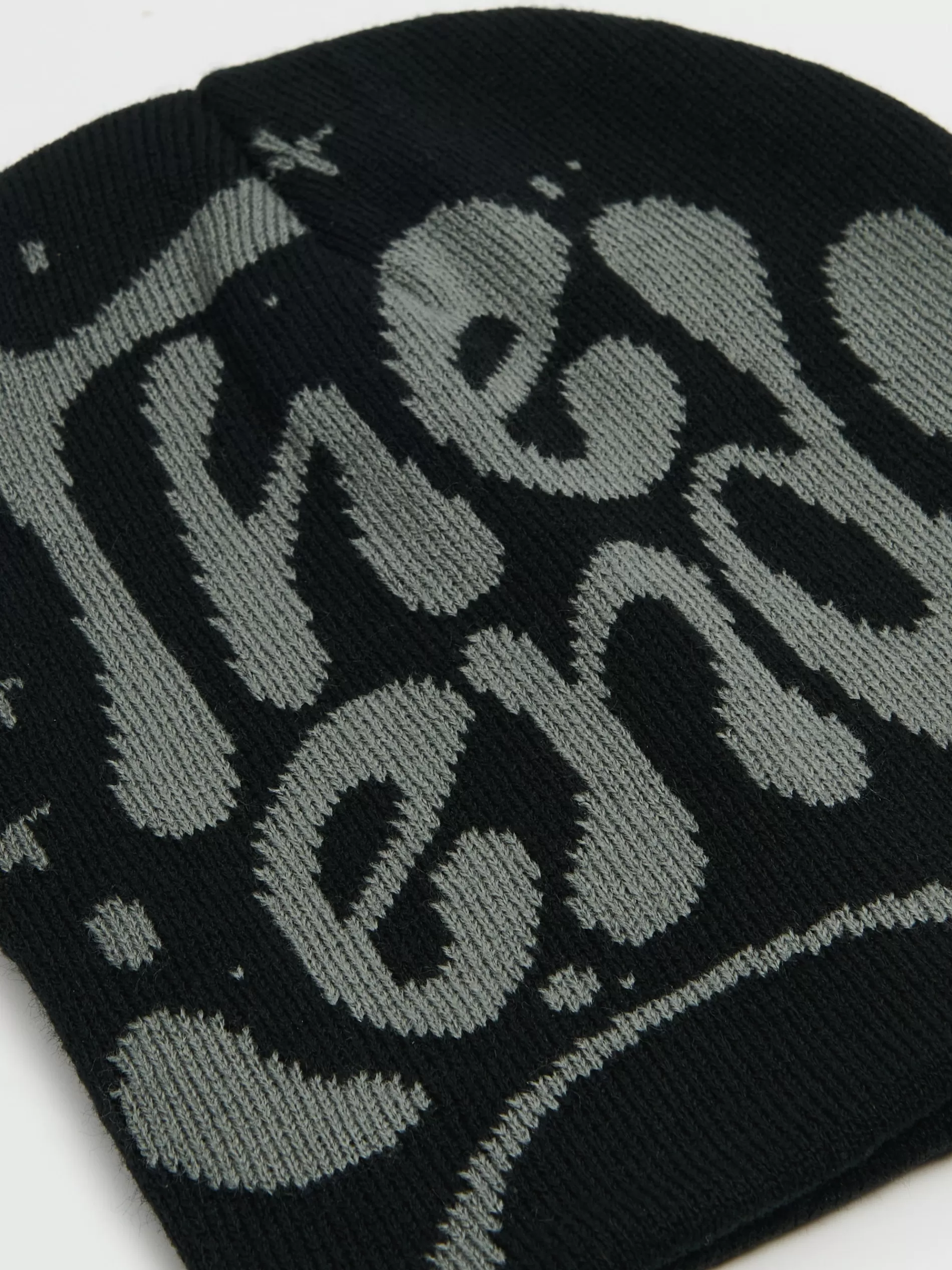 Cropp Czapki | Czapka beanie z napisem The End szary