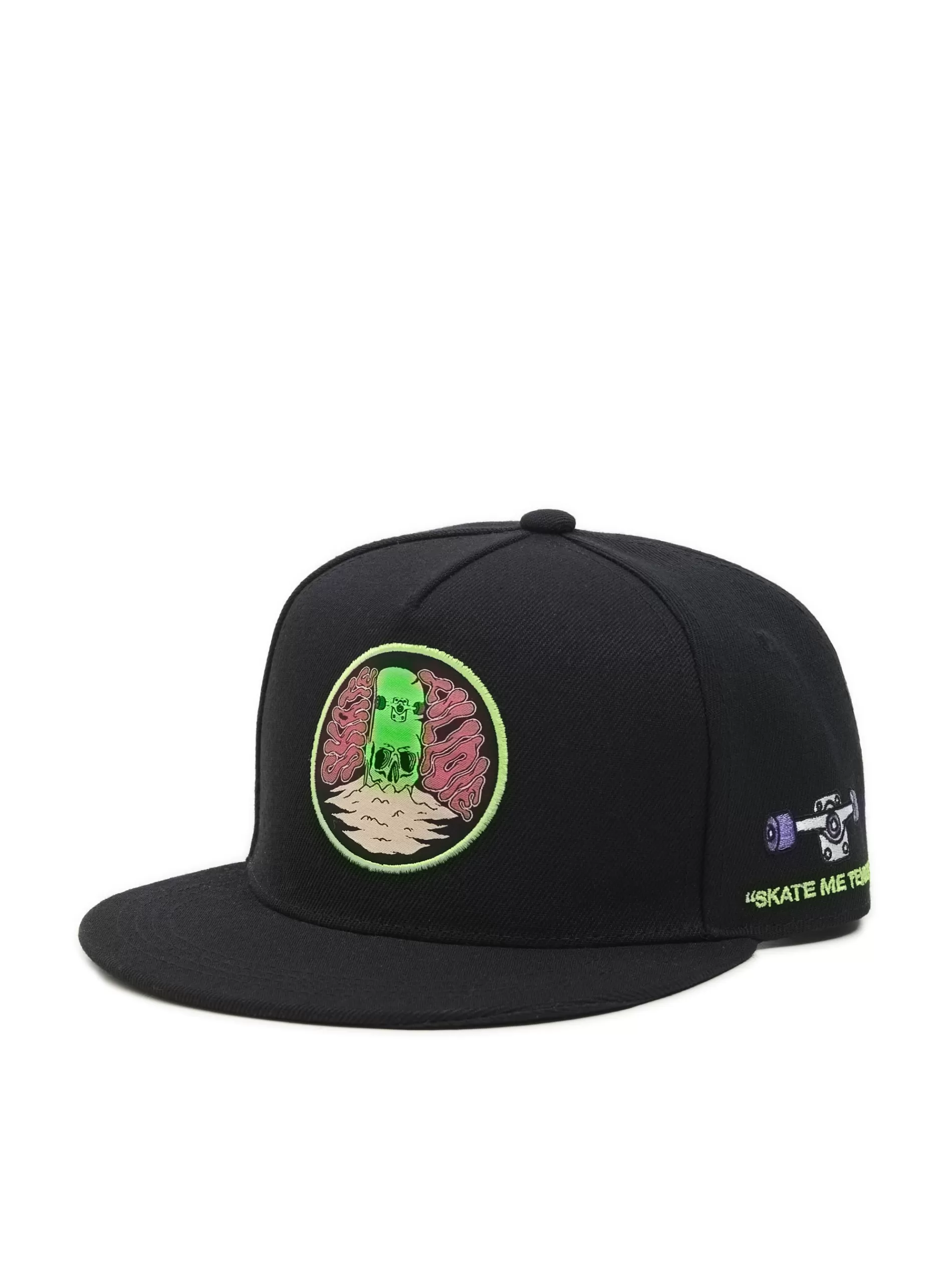 Cropp Czapki | Czarna czapka snapback z haftem czarny