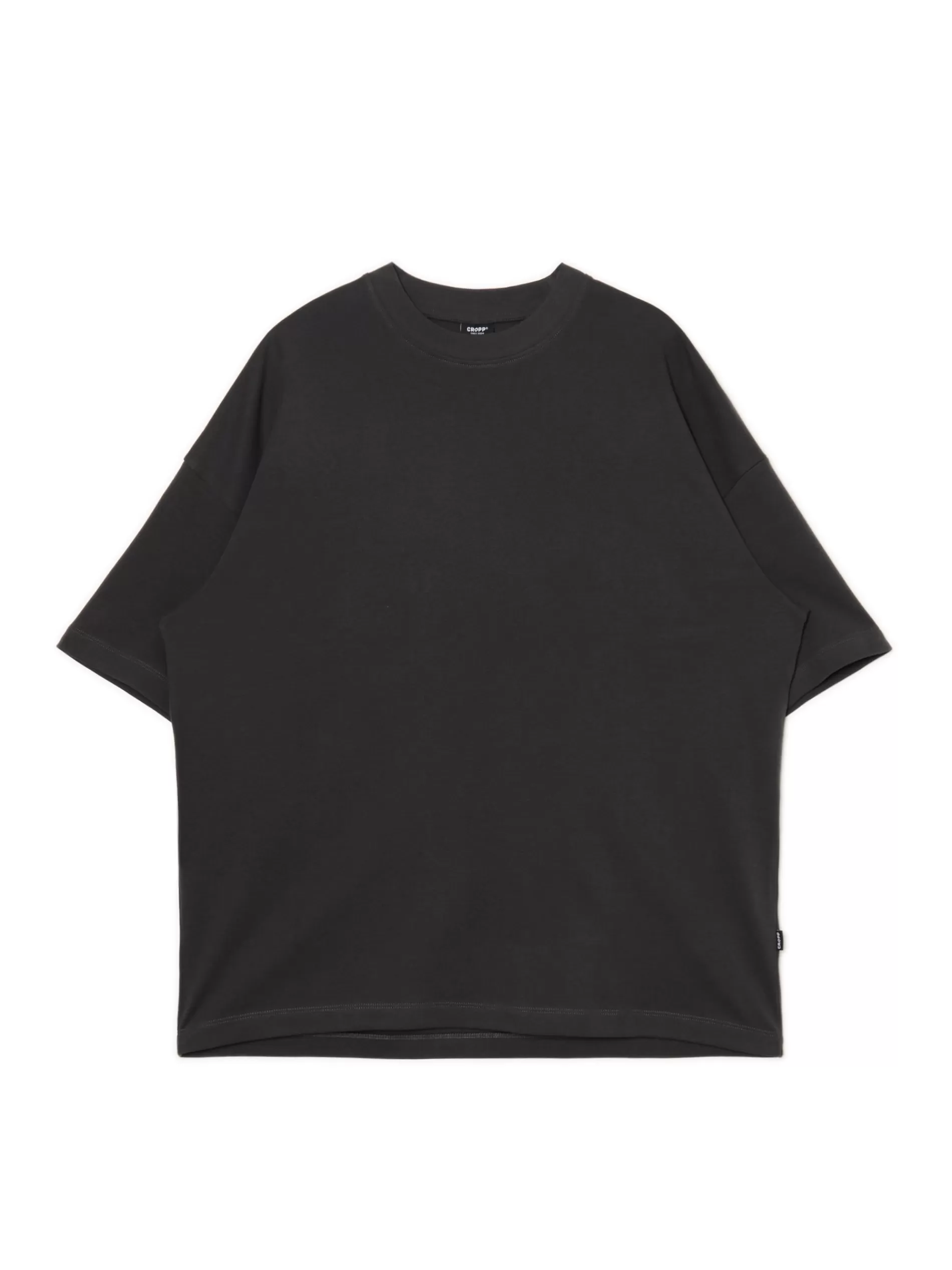 Cropp Koszulki | Czarna koszulka basic szary