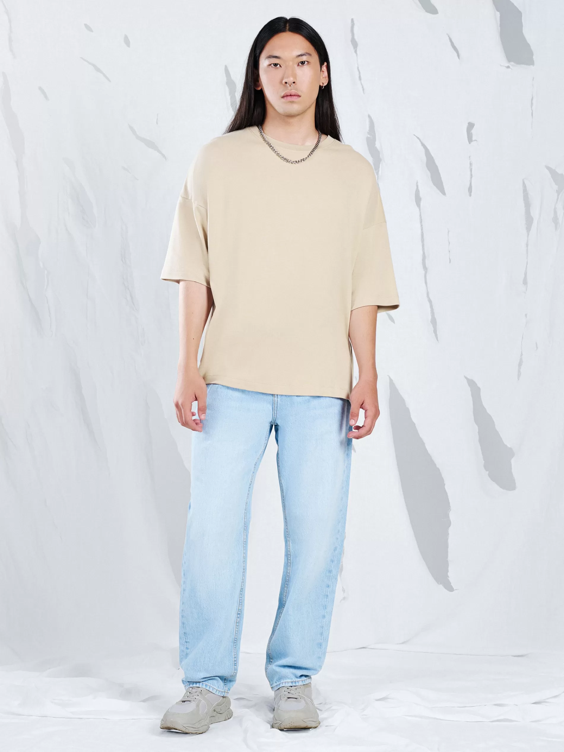 Cropp Jeansy | Jasne jeansy relaxed niebieski