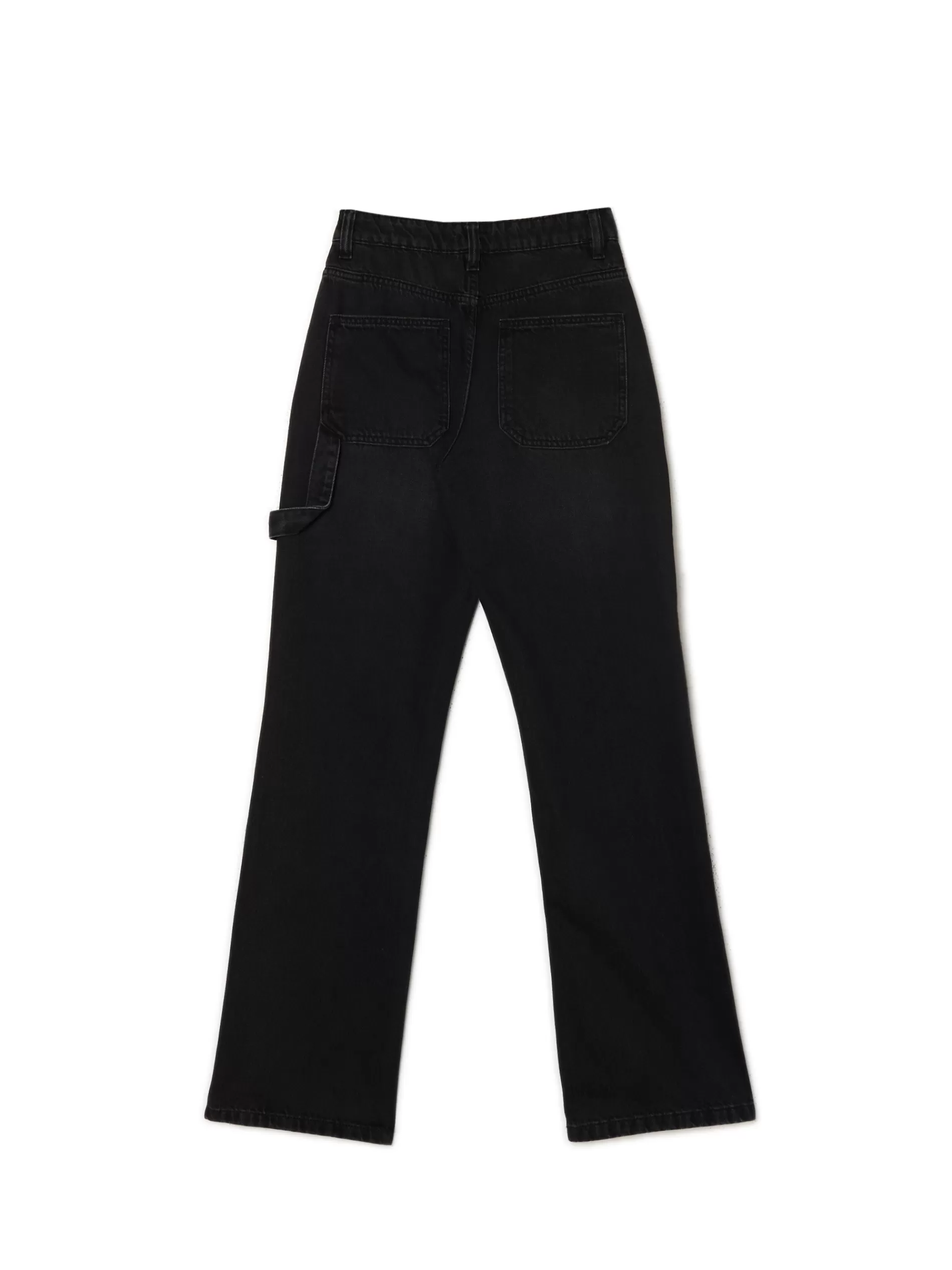 Cropp Jeansy | Jeansy straight w stylu retro czarny