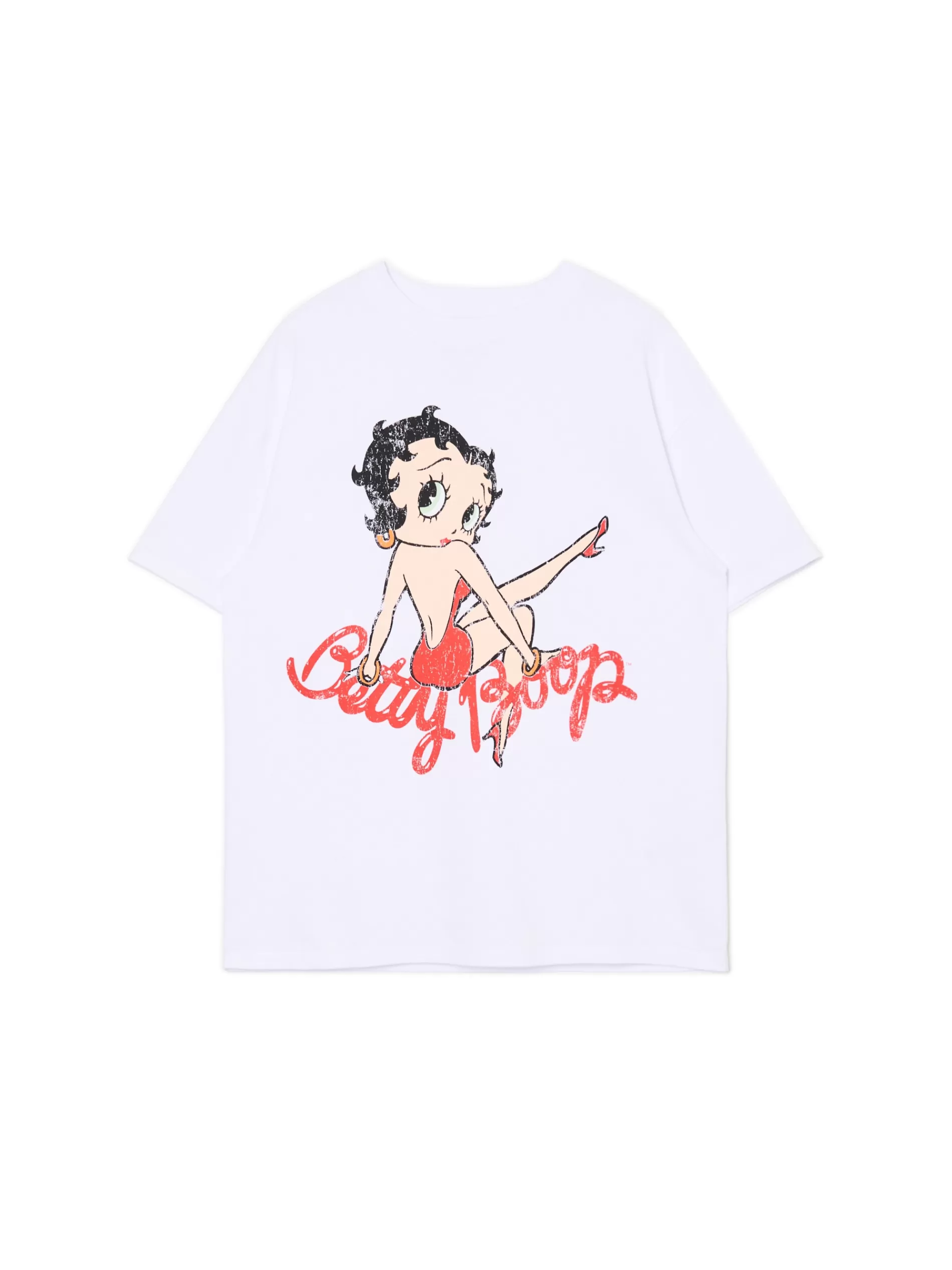 Cropp Unisex | Unisex | Koszulka Betty Boop UNISEX biały