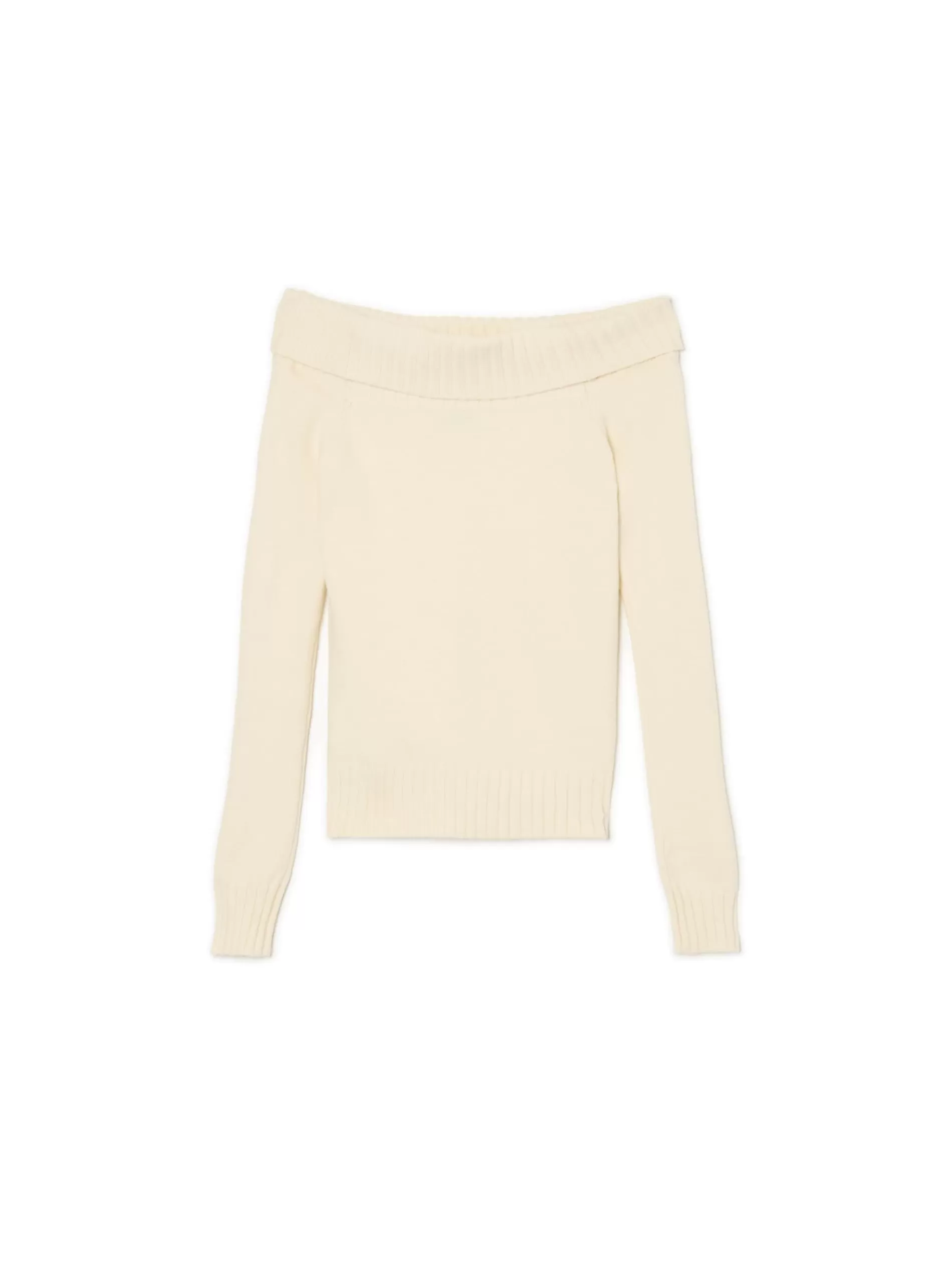 Cropp Swetry | sweter typu carmen kremowy