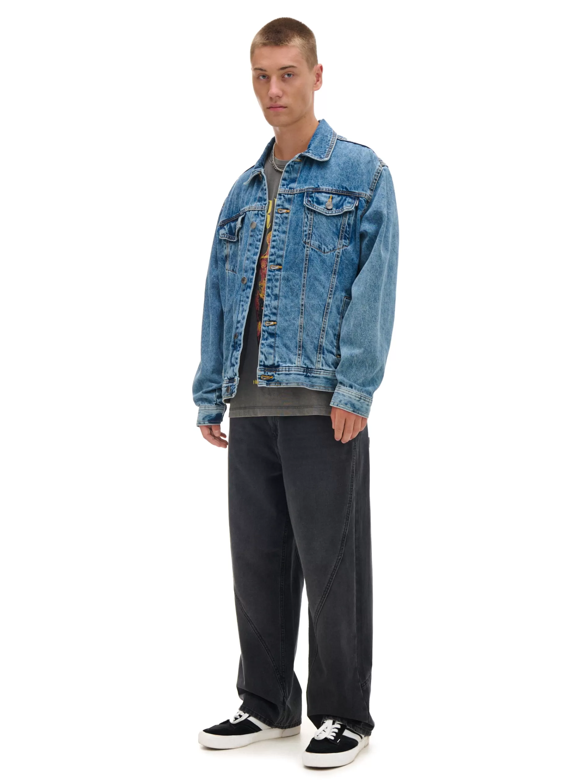 Cropp Kurtki, Płaszcze | Denim | Kurtka jeansowa niebieski