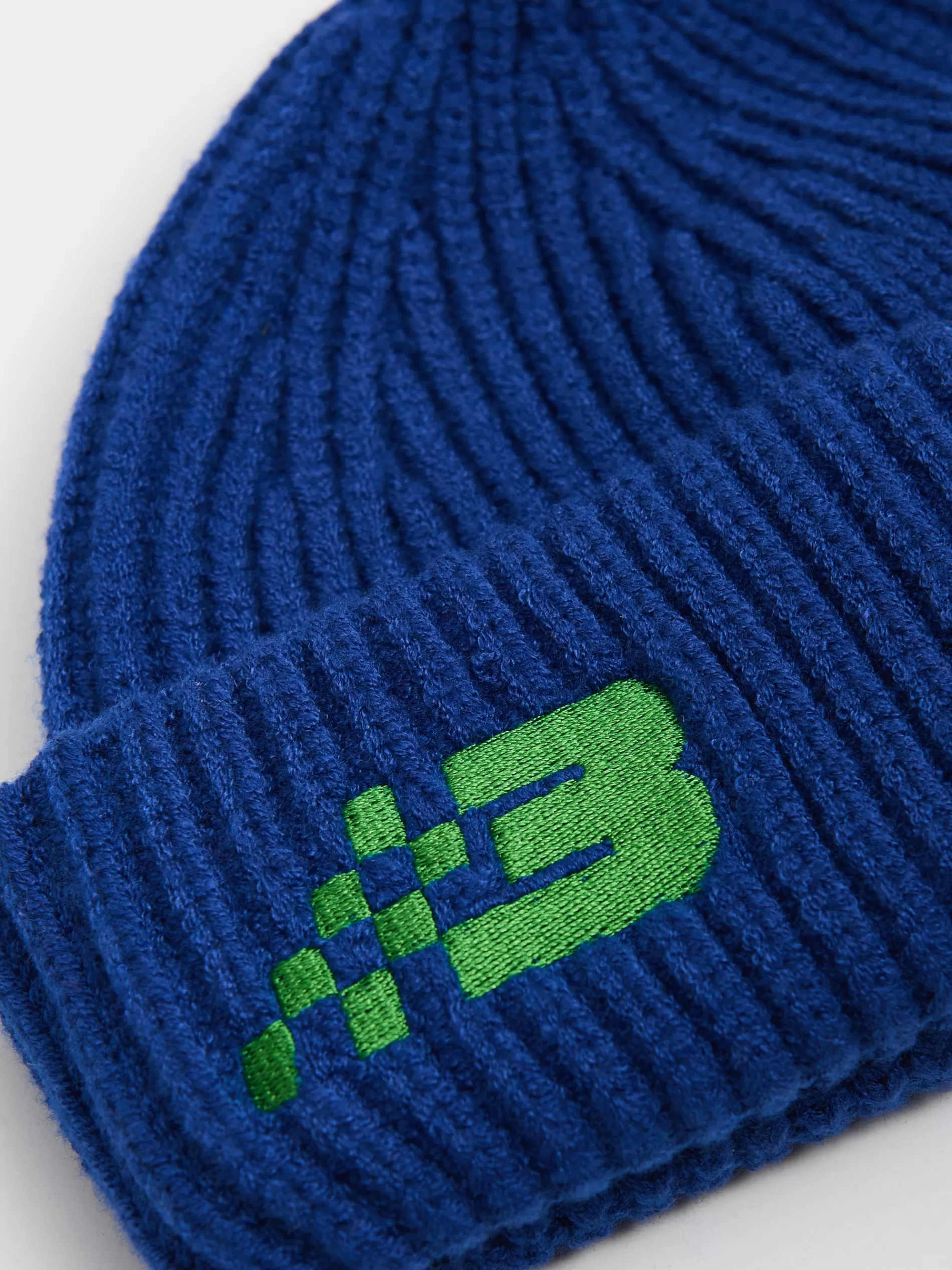 Cropp Czapki | Niebieska czapka beanie Baltic Games niebieski