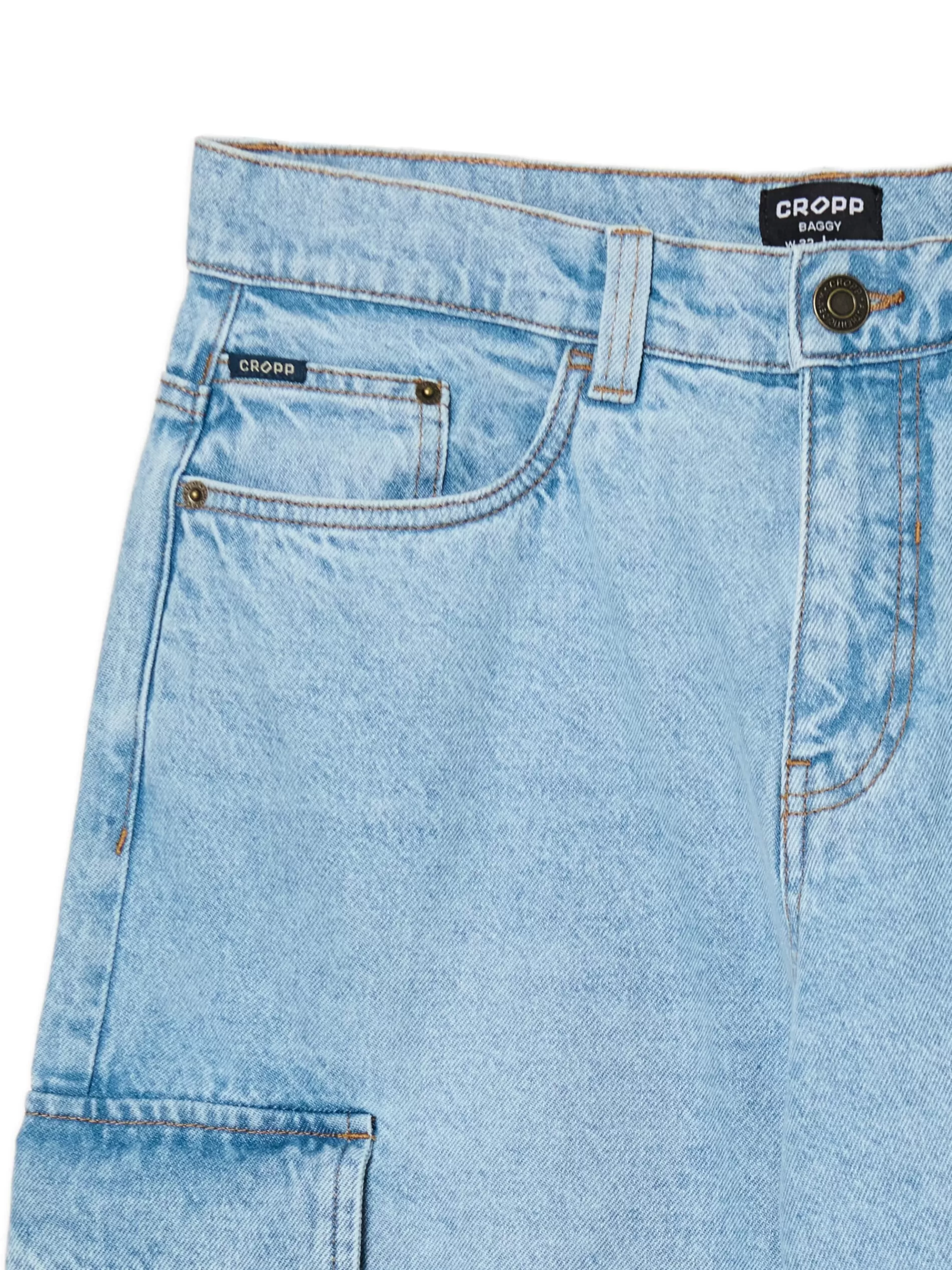 Cropp Jeansy | Baggy | e jeansy baggy niebieski