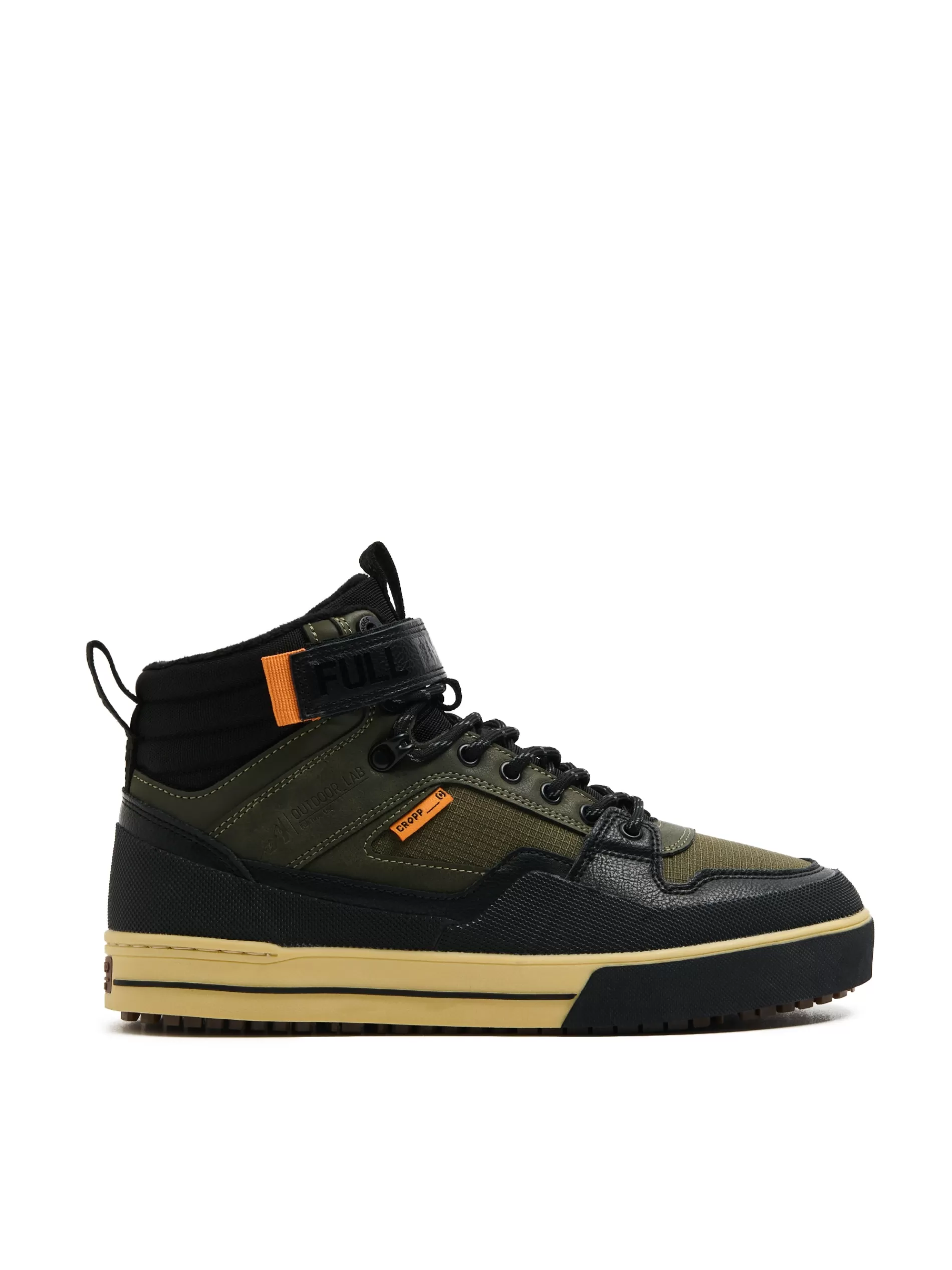 Cropp Sneakersy | Za Kostkę | Oliwkowe sneakersy za kostkę zielony
