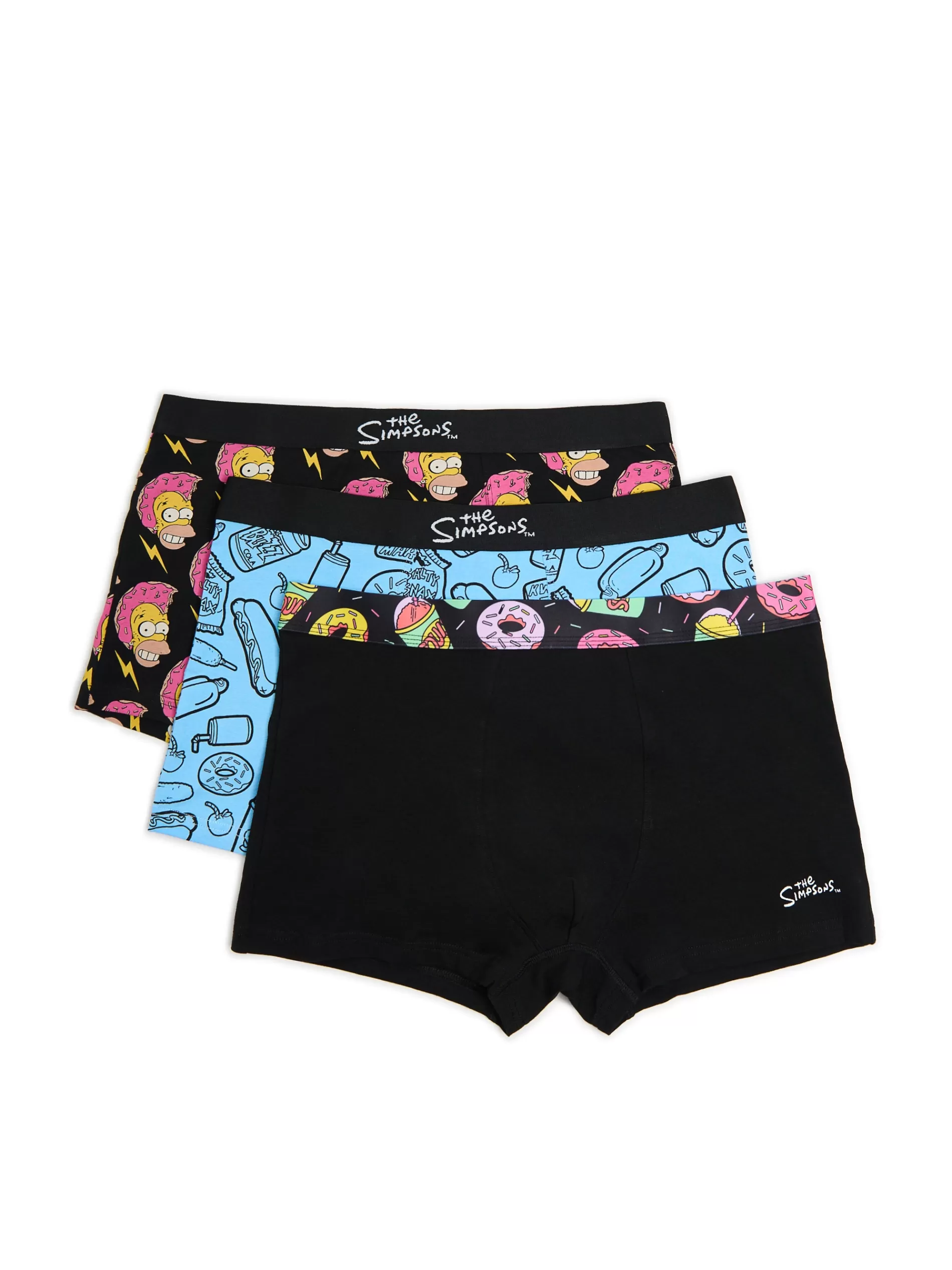 Cropp Bokserki | 3 pack bokserek The Simpsons czarny