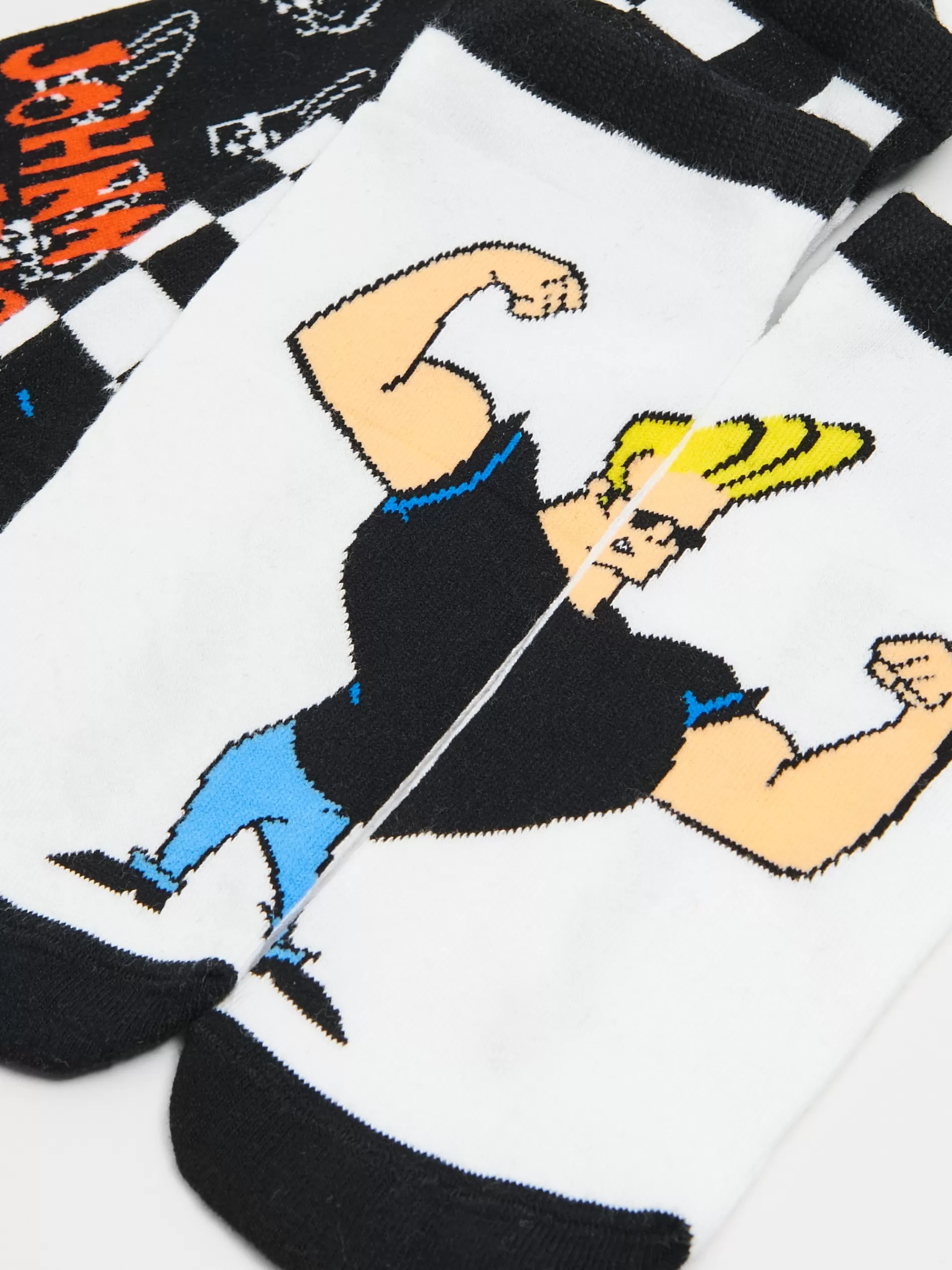 Cropp Skarpetki | 3 pack krótkich skarpet Johnny Bravo czarny