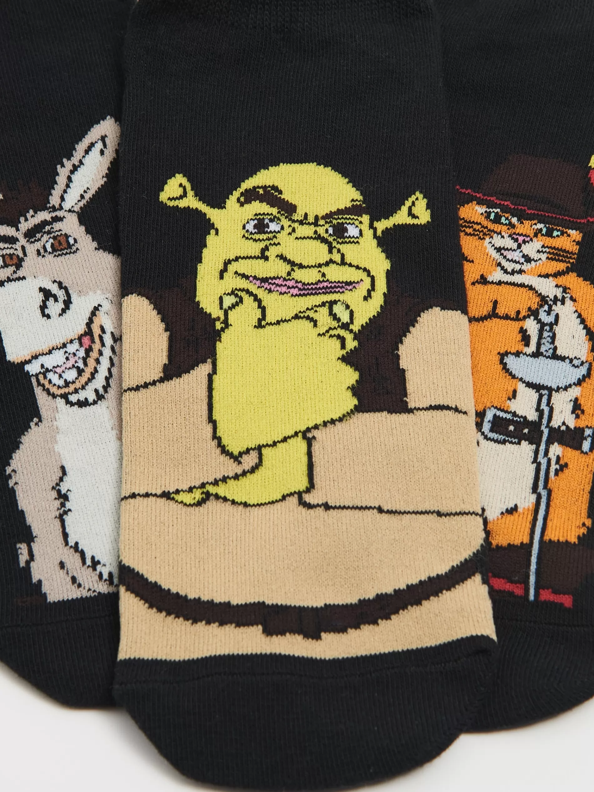 Cropp Skarpetki | 3 pack skarpet ze Shrekiem czarny