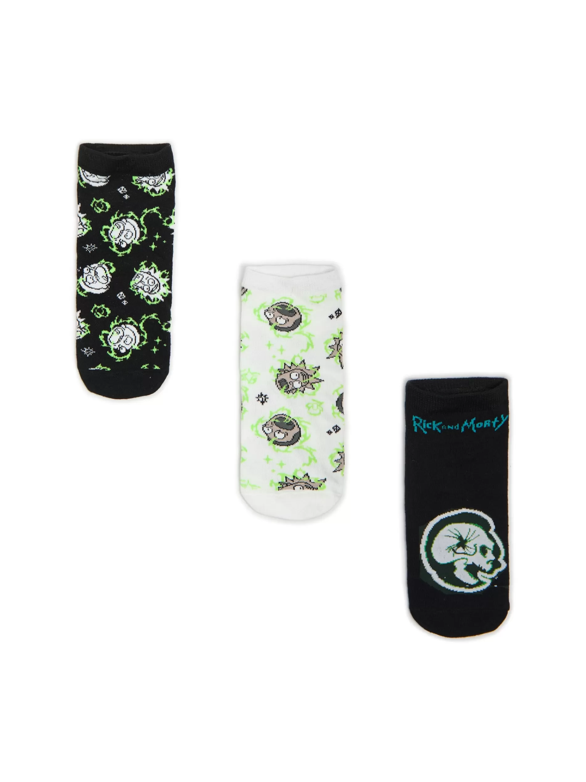 Cropp Skarpetki | 3 pack skarpetek Rick i Morty czarny