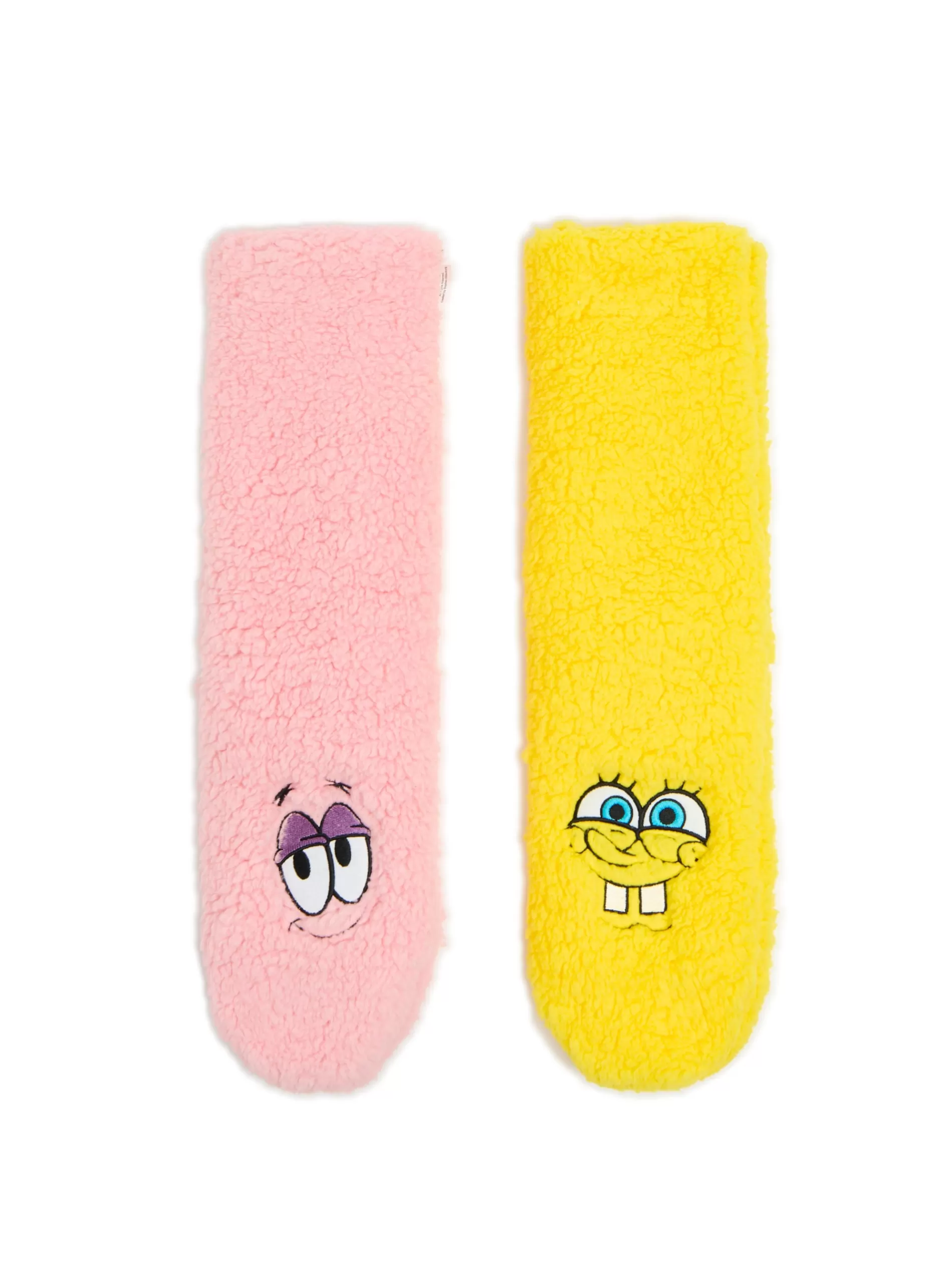 Cropp Cozy | Skarpety, Rajstopy | Pluszowe skarpetki SpongeBob-Patryk wielobarwny