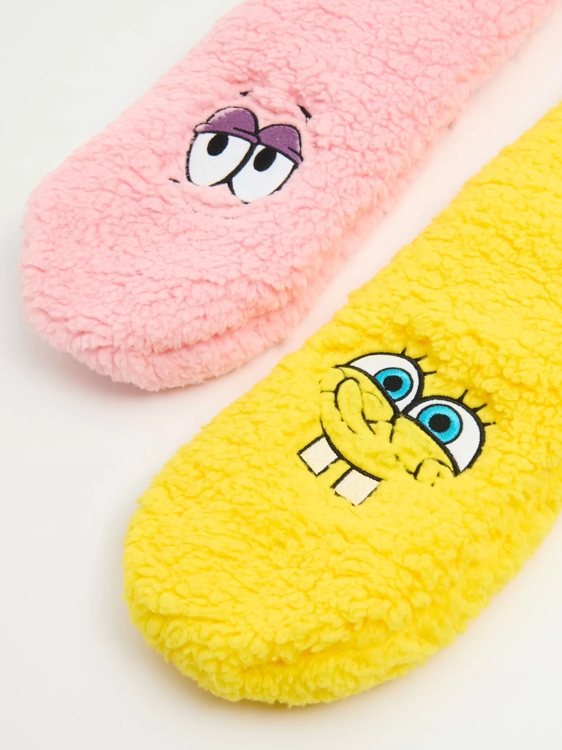 Cropp Cozy | Skarpety, Rajstopy | Pluszowe skarpetki SpongeBob-Patryk wielobarwny