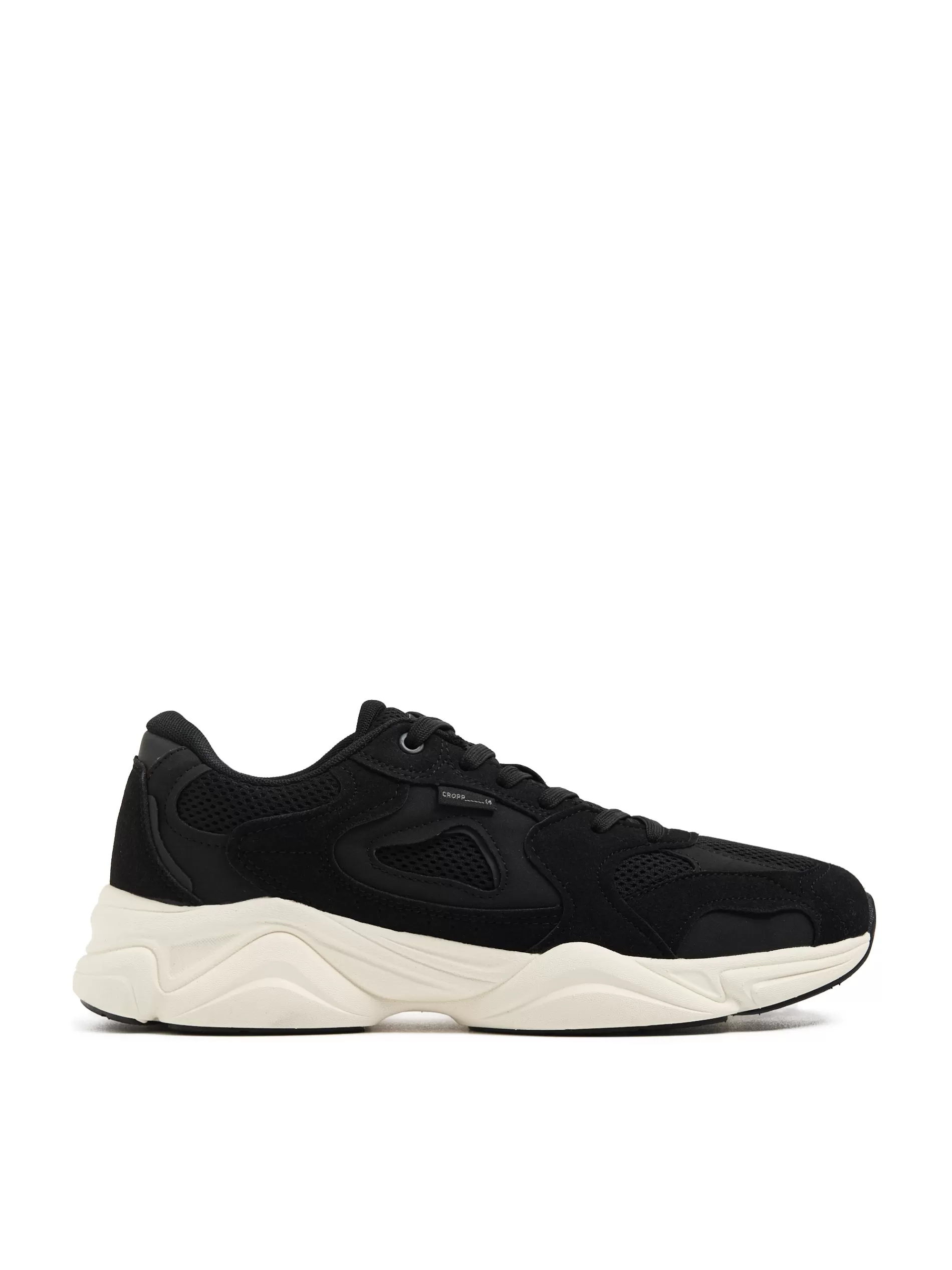 Cropp Sneakersy | Sneakersy na białej podeszwie czarny