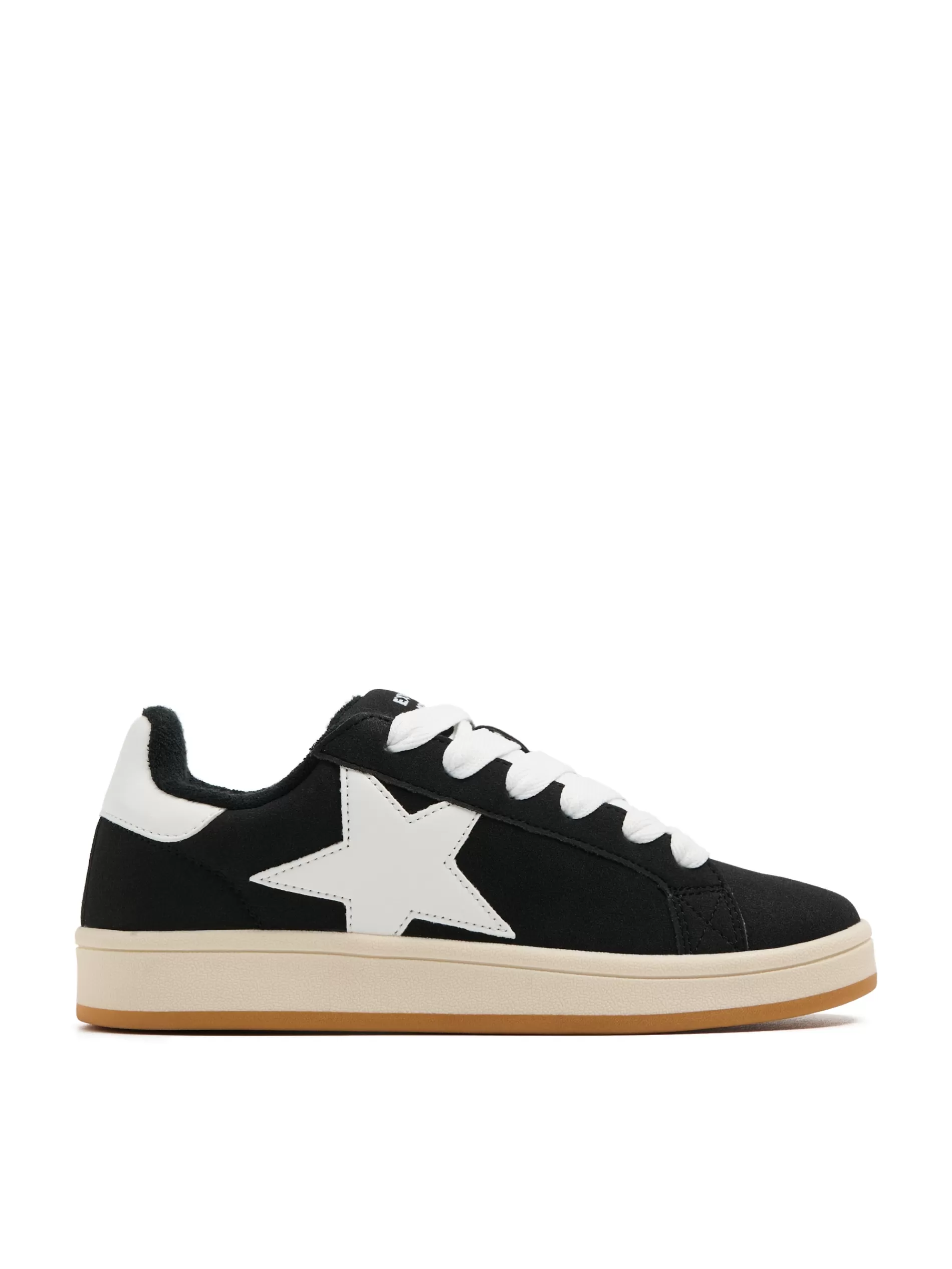 Cropp Sneakersy | Sportowe sneakersy z motywem gwiazdy czarny