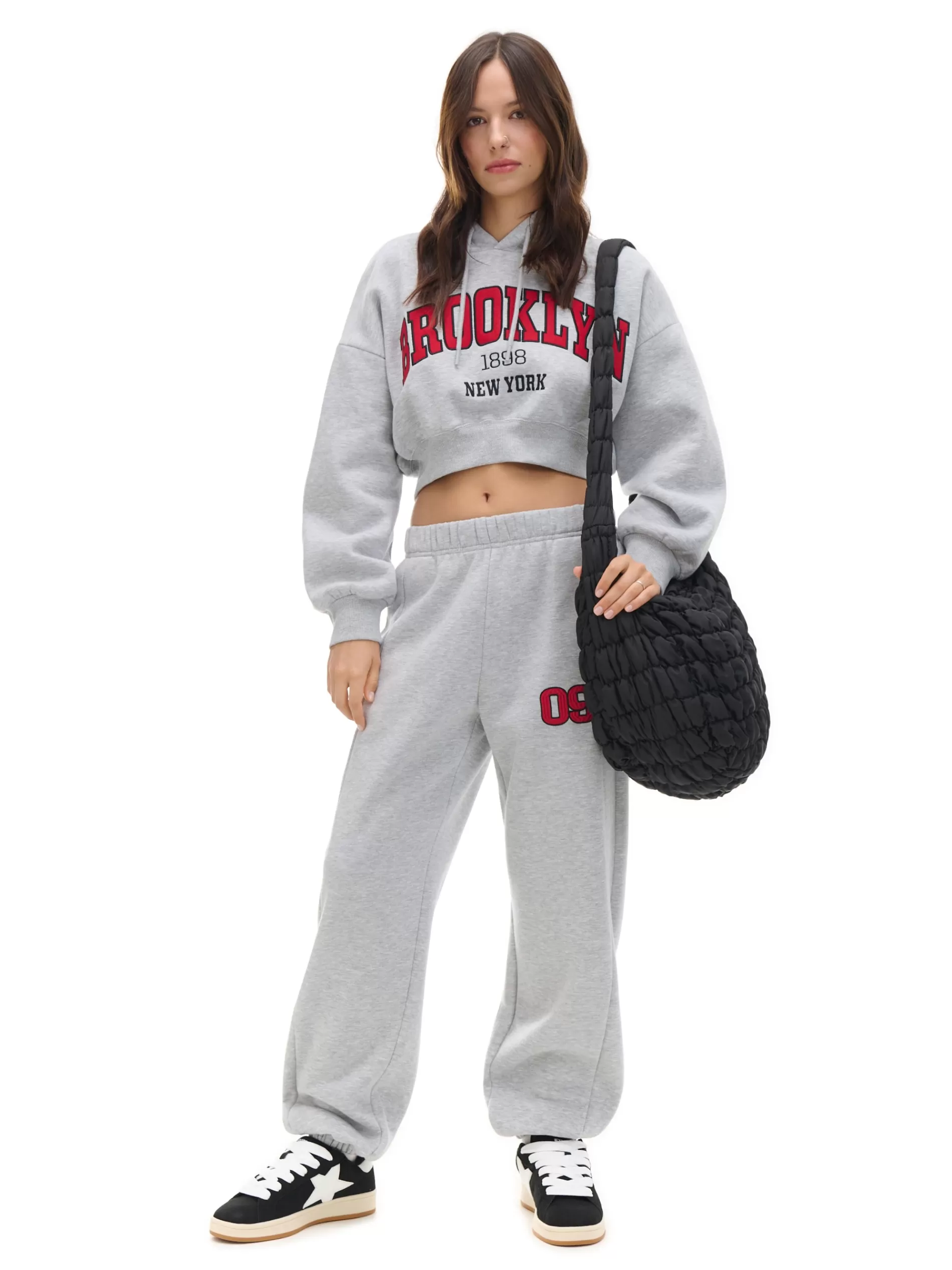 Cropp Bluzy | Sety | Szara bluza crop jasnyszary