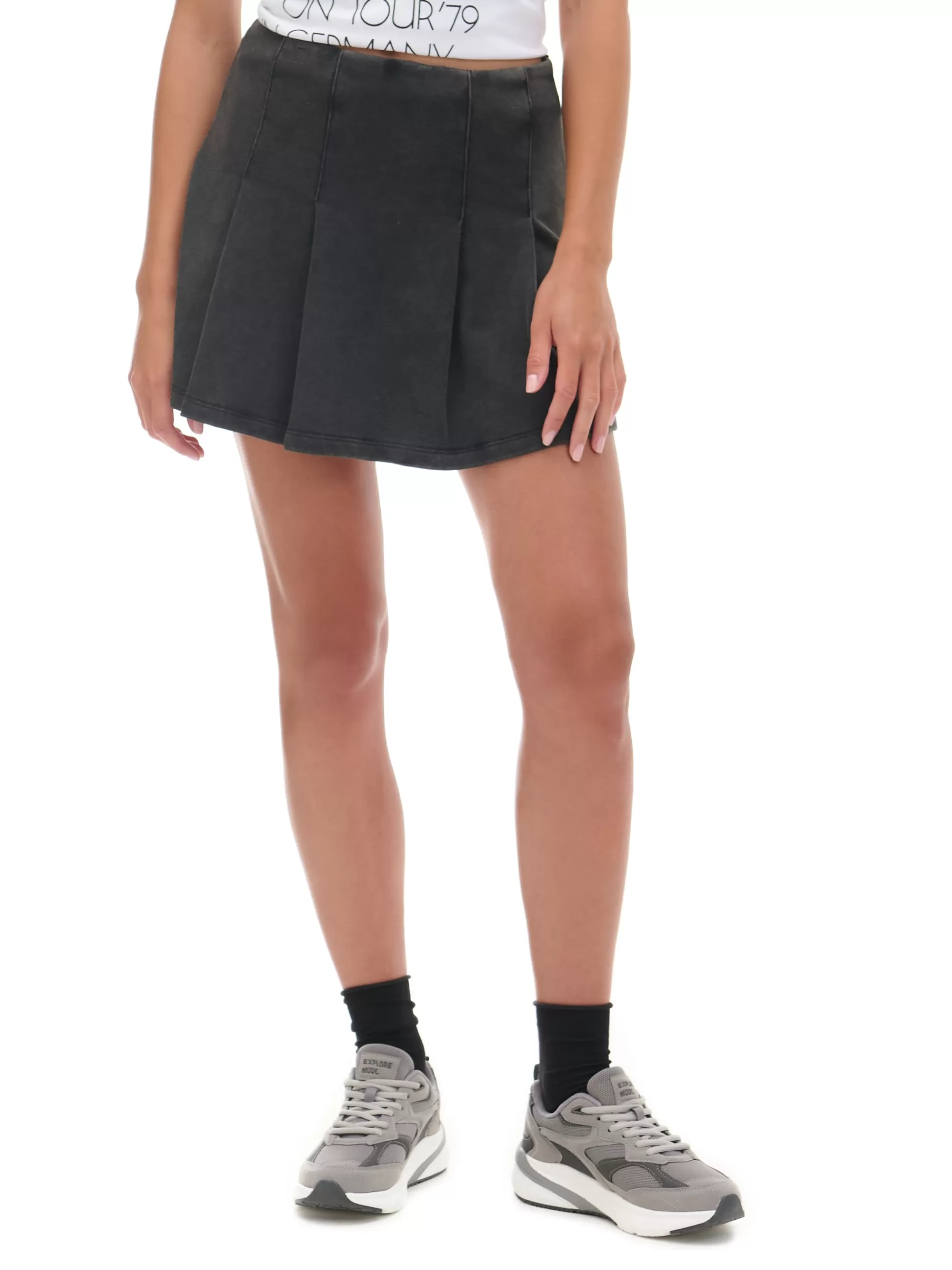 Cropp Spódnice | Szara spódnica mini szary