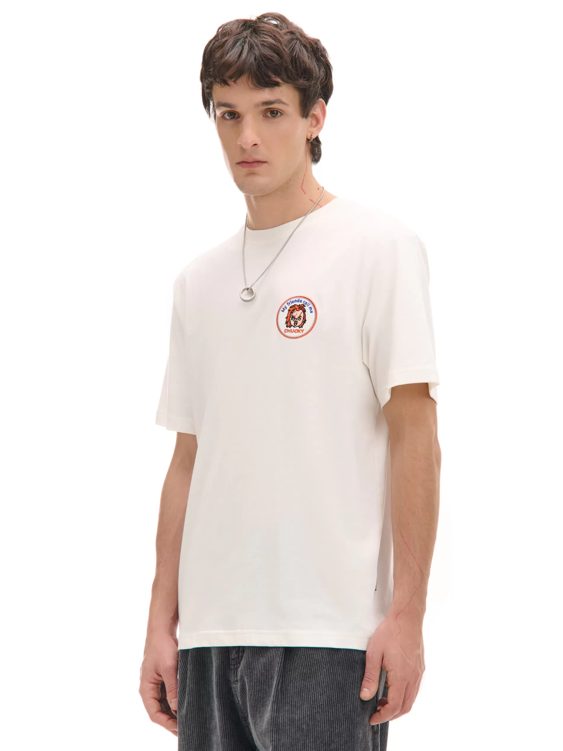 Cropp Koszulki | T-shirt z nadrukiem Chucky kremowy