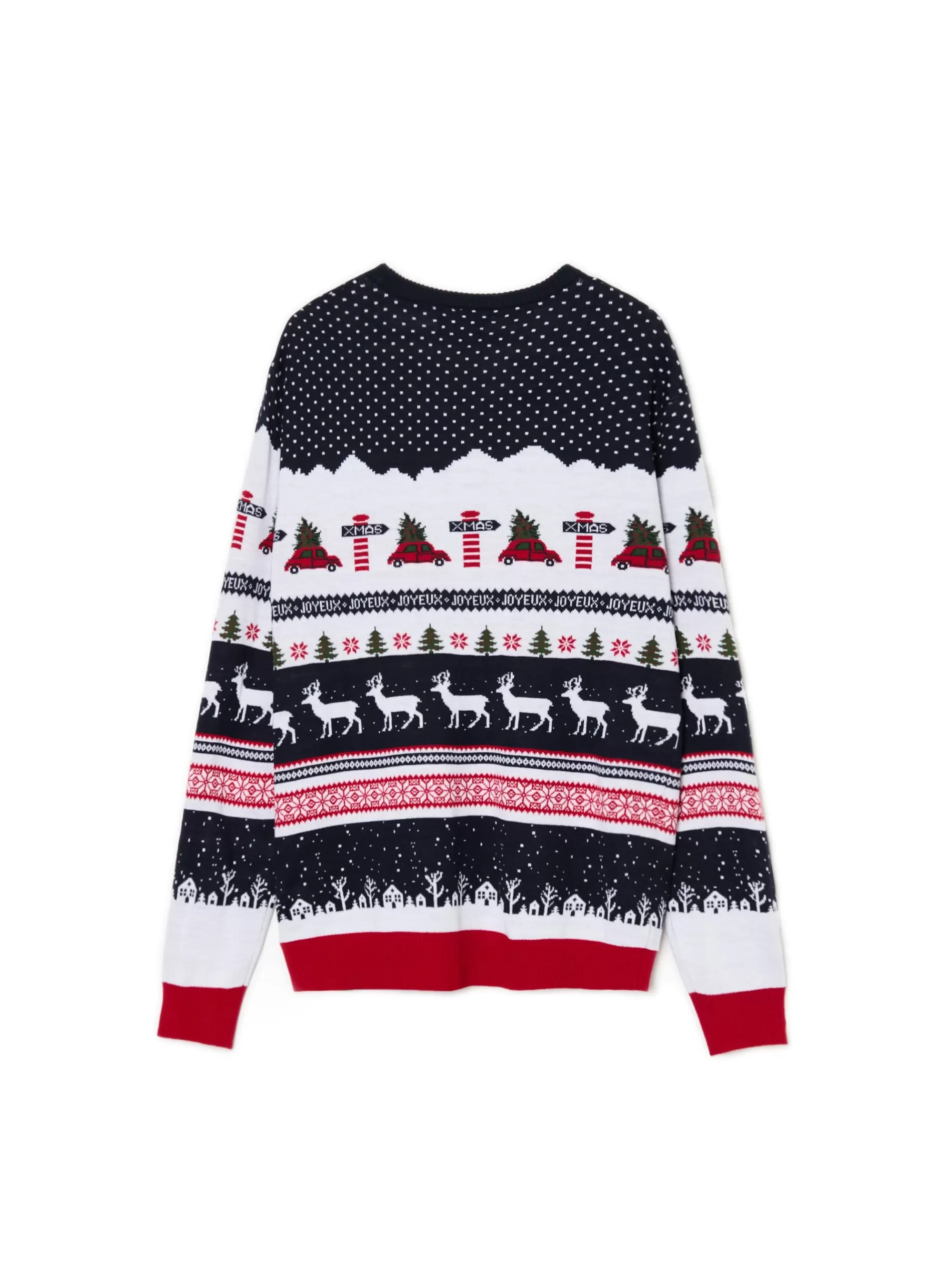 Cropp Ubrania Świąteczne | Swetry | Świąteczny sweter granatowy